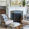 Here's how to paint a tile fireplace. 1