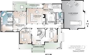 But where there's a will there's a way! House Plan 5 Bedrooms 3 5 Bathrooms Garage 2857 Drummond House Plans