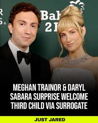 Meghan Trainor and Daryl Sabara have made the surprise announcement that they just welcomed their third child through surrogate. Tap this post at the LINK IN COMMENTS to get the scoop on