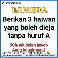 Tapi dijamin bakal lucu banget dan bikin ngakak. Teka Teki Soalan Boleh Kah Anda Teka Teki Soalan Facebook