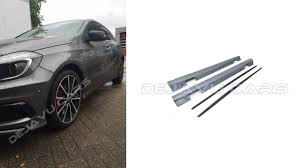 A45 Amg Look Side Skirts For Mercedes Benz A Class W176 Www Dejavucars Eu