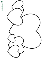 Let your child decorate this cute dog with crayons, markers, glitters or anything he. Valentine Heart Coloring Pages