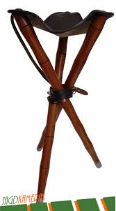 35 x 35 x 44 cm. Luxus Dreibein Ansitz Stuhl Jagdstuhl Klappstuhl Robust