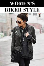 Stylish Womenswear Women Cool Leather Biker Jacket Leather Jacket Style Jackets Leather Jacket