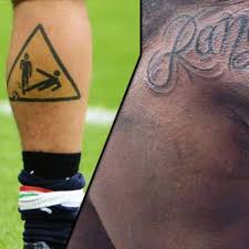 Sowinski (entr.), nédélec, mujica, monchiet, gallou, leclercq d., tempet, hopquin, marie, mastroianni, lhote, grévin. Les Tatouages Les Plus Oses Des Footballeurs
