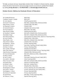 Melbourne Graduate School of Education