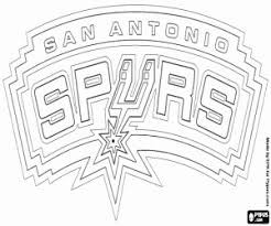 Ford fiesta wrc coloring page printable pages click the free san. San Antonio Spurs Emblem Coloring Page Printable Game