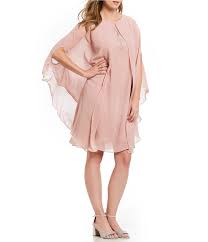 Ignite Evenings Beaded Capelet 2 Piece Dress Dillard S Capelet Dress Wedding Dress Capelet Evening Wedding Guest Dresses