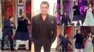 Isha Ambani Sangeet Salman Khan Makes For The Most Enthusiastic Background Dancer In Anant Ambani S Performance Watch Now this is something we rarely get to witness.