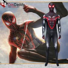 Jumpsuit,coat,sleeveless hoodie,pants.beltif you need more pictures,please contact mein order to. Ps5 Spider Man Miles Morales Jumpsuit Bodysuit Cosplay Costume
