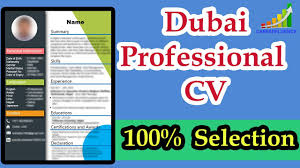 A cv may also include professional references, as well as coursework, fieldwork, hobbies and interests relevant to your profession. Create Professional Cv 2021 For Dubai Jobs Jobs In Dubai Youtube