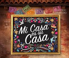 Check spelling or type a new query. Mi Casa Es Su Casa Mexican Sign Mexican Art Mi Casa Es Su Etsy Mexican Restaurant Design Mexican Wall Decor Mexican Wall Art