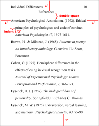 how to write an outline apa format
