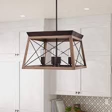 Westelm.com has been visited by 100k+ users in the past month Giodir A 5 Light Kitchen Island Light Industrial Metal Farmhouse Chandeliers Adjustable Height Square Pendant Ceil