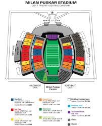 milan puskar stadium seating chart west virginia