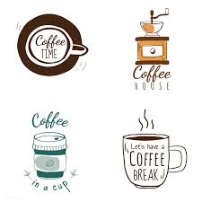 Set Of Coffee Shop Logos Vector Free Image By Rawpixel Com Coffee Shop Logo Shop Logo Coffee Logo