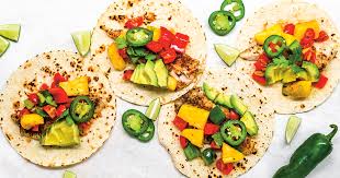 Grilled Fish Tacos With Tropical Fruit Salsa
