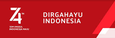 Peringatan hari santri nasional 2020 dan empat tahun sebelumnya dilaksanakan setelah keluarnya keputusan presiden nomor 22 tahun 2015. Download Logo Resmi Hut Ke 74 Kemerdekaan Ri 17 Agustus 2019 Reaktor Co Id
