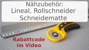 Rollmesser für ihre bedürfnisse zu finden. Schneidematte Rollschneider Und Lineal Das Nutze Ich Am Liebsten Nahzubehor Annas Nahschule Youtube