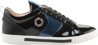 range polished leather sneaker