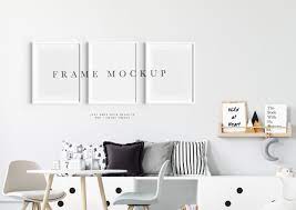 Christmas holiday frame mock up. Frame Mockup 636 Children S Room Frame Mockup Nursery Room Mockup Kids Room Mockup Crella
