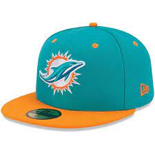Hat club water and stain repellent. New Era Miami Dolphins 2tone 59fifty Fitted Hat Aqua