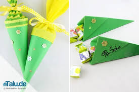 Kleine Mini Schultute Basteln Diy Anleitung Schultute Basteln Schultute Basteln Anleitung Schultute Basteln Vorlage