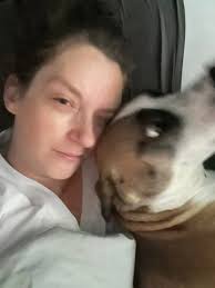 Chasing my dog down the street