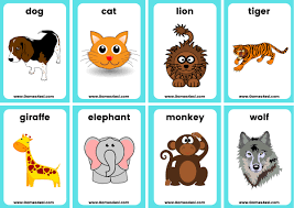 Animals Flashcards Printable Esl Flashcards For Beginners Animal Flashcards Flashcards For Kids Printable Flash Cards