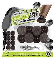 Gorillafelt Cb259 Swivel Glide Felt Floor Protectors 8 Pack Screw On Felt Furniture Pads For Angled Chair Furniture Pads Felt Furniture Pads Floor Protectors