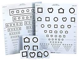 Amazon Com Lea Symbols 15 Line Distance Eye Chart By Lea