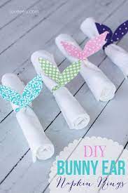 Diy Easter Bunny Ear Napkin Rings Landeelu Com Easter Crafts Easter Bunny Ears Easter Diy