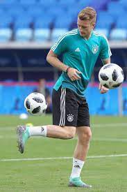 Sochi Russia June 22 Marco Reus Of Germany Plays The Ball During The Germany Training Press Conference At Fisht Stadium O Reus Marco Reus Soccer Guys