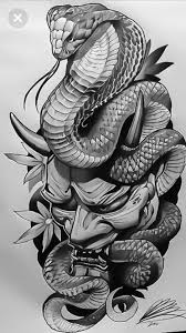 The combination of beautiful colors makes it look more shining and edgy. Pin By Marcelsteigerl On Tattoo Ideas Japanese Tattoo Art Japanese Snake Tattoo Cobra Tattoo