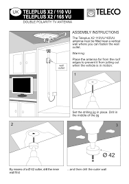 Follow these steps for cutting outlet holes in drywall to easily install an electrical box. Teleco Teleplus X2 165 Vu User Manual Manualzz