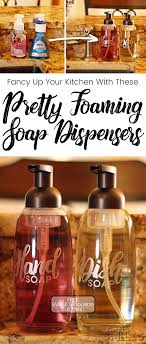 Easy to store since you can place the dishwashing brush upside down on the handle's flat top. Etched Glass Vinyl Foaming Soap Dispensers Free Cut Files