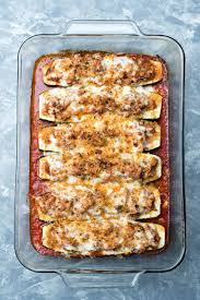 Italian Stuffed Zucchini Boats Valerie S Kitchen Recipes Italian Recipes Cooking Recipes