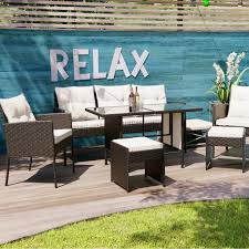 Lies dich durch unsere ratgeber und die vielen kleinen hilfreichen gartentipps! Poly Rattan Sitzgruppe Esstisch Lounge Kaufland De