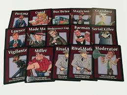 Mafia The Party Game 38 Counts Cards Set For Mafia Playing 20 30 Min Game 13 Yo Apostrophegames Counting Cards Cards Card Set