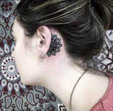 Body as a tool of design for the designer. 60 Pretty Designs Of Ear Tattoos 2017
