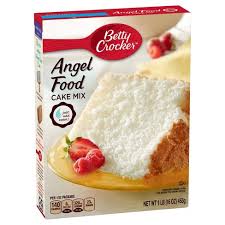 Cake mix 1 cup water 5 tablespoon butter, softened 3 eggs, room temperature mix cake mix, butter and eggs. Betty Crocker Angel Food White Cake Mix 16oz Target