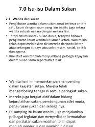 Let us know what's wrong with this preview of penglibatan wanita dalam politik menurut perspektif islam by hibah rauf izzat. 7 0 Isu Isu Dalam Sukan