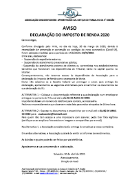 Aprenda tudo de ir em apenas um final de semana. Aviso Declaracao De Imposto De Renda 2020 Asa 5