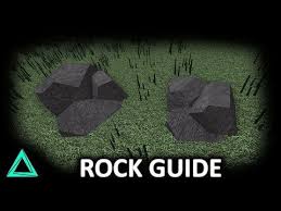 Roblox Tips And Tricks Rocks Building Guide Building F3x Youtube Roblox Rock Guide