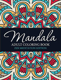 Printable matsya avtar coloring pages. Amazon Com Mandala Adult Coloring Book Zen Meditation Edition 9781682127483 Publishing Llc Speedy Books