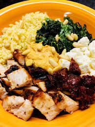 250g (1 punnet) cherry tomatoes, quartered. Mediterranean Chicken Couscous Bowls Cooks Well With Others