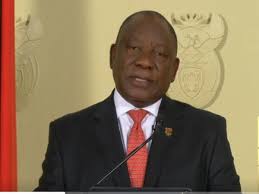Chairperson of the african union. Combating Covid 19 South Africa To Extend Lockdown By Two Weeks Announces President Ramaphosa