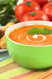 La Madeleine S Tomato Basil Soup Kitchme Appetizer Recipes Soup Recipes Recipes