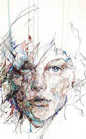 Carne Griffiths Ethereal Fluid Paintings Art Portrait Art Artwork