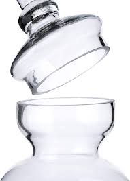There are so many items you use while in your bathroom that can easily fit into a jar like decorative soaps, cotton balls, cotton. Decorative Weddings Candy Buffet Display Elegant Storage Jar Diamond Star Set Of 3 Clear Glass Apothecary Jars H 9 12 5 14 Home Kitchen Home Decor Accents Nettserier No